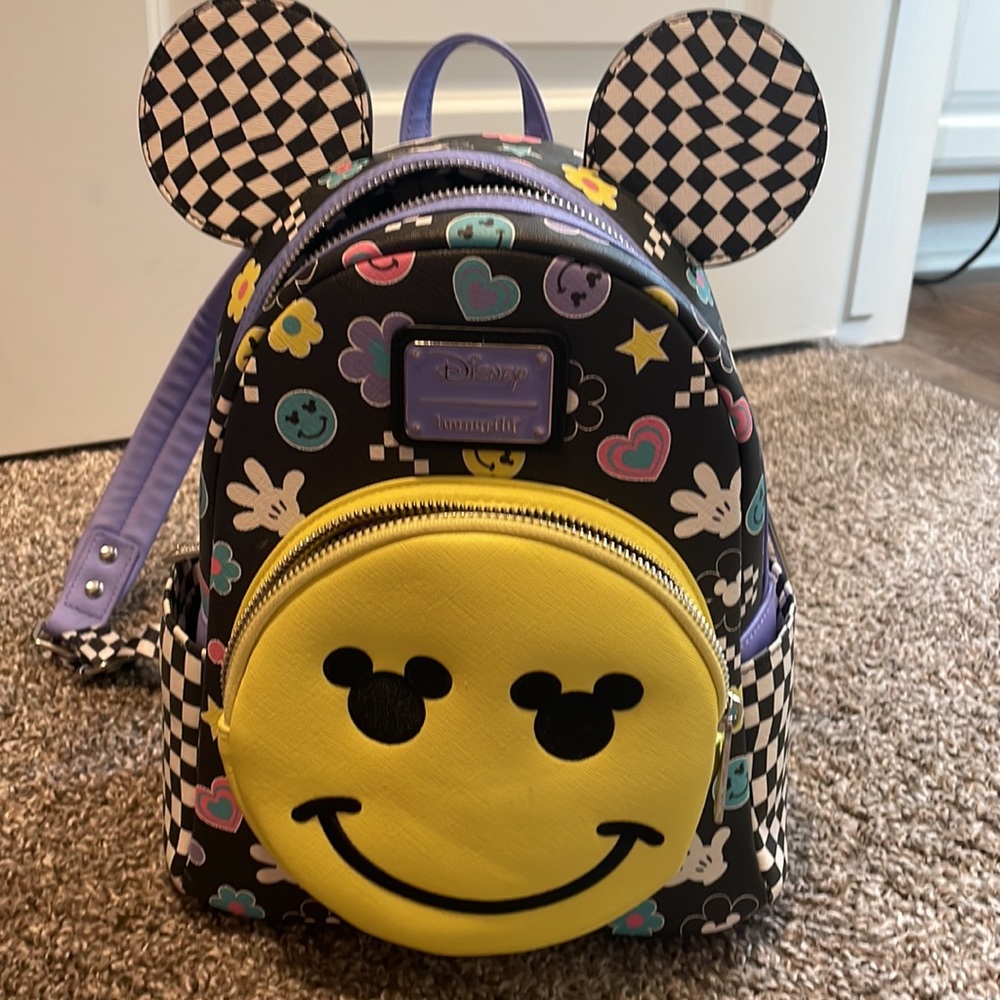 Loungefly y2k mini backpack with matching ears *item is at its lowest price - Picture 2 of 8
